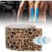 Alomejor Cotton Muscle Tape - Kinesiology Elastic Adhesive Strain Tape for Elbow Shoulder & Knee Support - Leopard Print - International Shipping Available - Buy Online on GoSupps.com