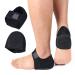 1 Pair Gel Heel Cups Heel Pain Relieve-Anti Slip Heel Protector Heel Cushion Pad for Heel Tingling (Black S: US Women s 6-9) Black S: US women s 6-9