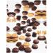 Cookies Food Chocolate Chip Biscuits Pearl Paper Greeting Card - Double-Sided Pearl Effect with Suitable for Various Occasions Cookies Food Chocolate Chip Biscuits One Size - Buy Online on GoSupps.com