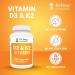 Dr. Berg Vitamin D3 K2 with MCT - 2000 IUs Vitamin D3, 50 mcg MK7 K2 - No Sugars - 120 Capsules - Buy Online on GoSupps.com