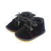 LACOFIA Baby Boys Girls Winter Shoes First Walkers Infant Anti-Slip Lace up Booties 3-6 Months Black