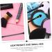 Healeved 90 Pcs black blush makeup eyeshadow sponge wooden handle eye makeup brushes - Buy Online on GoSupps.com