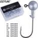 Goture Round Jig Head Hooks 1/4oz 50 Pack for Freshwater and Saltwater Fishing | Pro Swimbait Jig Heads in Fishing Box for Trout, Bass, Crappie - Buy Online on GoSupps.com