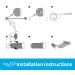 All for Paws Wall Mounted Cat Scratcher Hammock - Cat Shelf Lounge Bed | Holds up to 35lbs - Buy Online on GoSupps.com