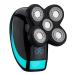 Bald Head Clipper Rechargeable Face Beard Shaver 5 Floating Heads Electric Shaving Tool Multifunction Body Washable for Men