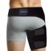 Bodymate Hip Brace for Sciatica Pain Relief | SI Belt/Sacroiliac Belt | Hip Pain| Compression Wrap for Thigh, Hamstring, Joints, Arthritis, Pulled Muscles | For Men, Women (Medium, Hip 32 - 44")