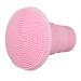 Massage Gun Heads Brush Fascia Massage Head Silicone Replacement Muscle Massage Head To Reduce Muscle Soreness 18 19mm (Pink)