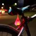 Bike Tail Ball Bike Light, Creative Silicone Cycling Night Safety Warning Lights - Waterproof LED Night Essential Light, Bicycle Seat Back Egg Signal Lamp Red