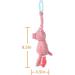 Apricot Lamb Baby Stroller & Car Seat Activity Toy | Plush Pig Character with Rattle & Teether | 8.5 Inches - Buy Online on GoSupps.com