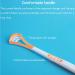 Plastic Tongue Scraper Set - Fresh Breath Cleaner for Adults | 18x3cm Green Tongue Cleaner Against Bad Breath Bacteria - International Shipping Available - Buy Online on GoSupps.com