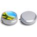 Shop Portable 3 Compartment Travel Pill Box - Spring Flower Design - Small Pill Organizer for Purse & Pocket - Buy Online on GoSupps.com
