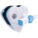 5-Position Adjustable Magnetic Glider Washing Glass Cleaning Brush Comfortable Large Handle Double Sided Magnetic Window Cleaner Internal Water Storage Design
