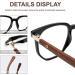 OXTXO Blue Light Blocking Glasses for Men and Women - TR Retro Square Frame - Anti-Eyestrain for Gaming & Reading - Lightweight Eye Protection - Buy Online on GoSupps.com