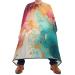 Bolaz Waterproof Barber Cape -Colorful Marble Cheetah Haircut Bib for Men Unisex Hair Cutting Cape(8rp1a)
