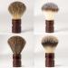 Beaupretty 3 Pcs Bamboo Shaving Brush Set for Men - High-Quality Beard Brush for Optimal Grooming - Buy Online on GoSupps.com