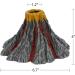 Uniclife Aquarium Volcano Ornament Kit - Yellow Fish Tank Decor with Air Stone Bubbler - Buy Online on GoSupps.com