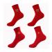 Chinese New Year Red Socks Men Women Fashion Embroidered Sports Socks Warm Socks Spring Festival Good Luck Socks 4 Pairs (Color : Red Size : 39-44) 39-44 Red