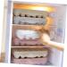 KOMBIUDA 2pcs 12 Mustard Egg Holder for Fridge Eggs Organic Refrigerator Egg Holder Storage Box Plant Avocado Khaki 30X11cm - Buy Online on GoSupps.com