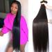 Msgem 40 inches Brazilian Straigh Hair 1 Bundle 10A Virgin Unprocessed Long Straight Human Hair Straight Hair Bundles Natural Black Color Can Be Dyed and Bleached 40'' Long Straight 1 Bundle