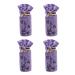Bamboo coal air purification bags activated carbon smell absorbers fresheners moisture absorbing device for home car etc. (4 pack every 250g) purple