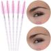 Obahdirry Disposable Crystal Rod Eyelash Brush Portable Eyelash Curler Makeup Brush (Pink) - Buy Online on GoSupps.com