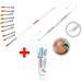 Buy Set Pedibaehr Nail Mass Gel & Cosmetex Double Gel Spatula - 9 Heads & 14cm Brush for Nail Art | International Shipping Available - Buy Online on GoSupps.com