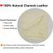 VIPbuy 4 Pack Natural Chamois Cleaning Cloths 6x6 for Glasses Lenses Screens & More - Ideal for Eyeglasses Cameras Phones & Antiques - Buy Online on GoSupps.com