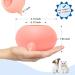 Puppy Milk Feeder with 3/4 Nipples - Self-Feeding Nursing Station for Multiple Puppies & Kittens - 200ML Pink - Buy Online on GoSupps.com