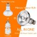 Ledivion D3 UV Basking Lamp 80 Watt Reptile Heat Lamp UVB UVA Mercury Vapor Self-Ballasted Provides Heat Light & UV for Reptile and Amphibian 80.0 Watts - Buy Online on GoSupps.com