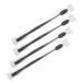 Ultechnovo 4 pieces of soft toothbrush travel toothbrush reusable toothbrush travel toothbrush large manual toothbrush aesthetic toothbrush black pp adult travel small toothbrush 1 piece (1 Pack) black