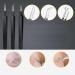 LANTRO JS Pimple Popper Tool Kit 10pcs Blackhead Remover Tool Needles Carbon Steel Comedone Extractor Tools for Removing Pimple Blackheads Zit on Face Acne Removal Kit with Case(Black) - Buy Online on GoSupps.com