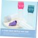 Flacon Applicateur Peigne Racines Pour Cheveux 6 Pi ces Plastique L ger Lavable Usage Maison Et Salon De Coiffure Couleurs Vert Fonc Et Violet Fonc  - Buy Online on GoSupps.com