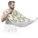 Beard Bib Apron Beard Bib Hair Catcher for Men Shaving and Trimming Non-Stick Waterproof Beard Cape Grooming Cloth Cute Bee Painting