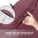 NINEMAX Large Golf Umbrella 62 Inch - Windproof, Automatic Open Double Canopy Vented, Oversized Adult Umbrella for Rain and Wind - Wine Red - Buy Online on GoSupps.com
