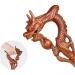 Durable Solid Wood Walking Stick Natural Dragon Sculpture Manual Retro Chinese Style Walking Stick Birthday Classic 93X15cm Yellow (Color Yellow) (Color : Yellow) Interesting - Buy Online on GoSupps.com