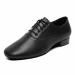 Bokimd Mans Breathable Ballroom Damce Shoes Latin Tango Morden Character Shoes 9.5 Black