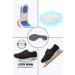 ZUMEIJIA Men's Diabetic Elderly Shoes | Large Size Adjustable Foot Swelling Shoes | Non-Slip Double Insole Walking Shoes - X-Wide Black - Buy Online on GoSupps.com