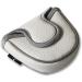 Golf Mallet Putter Cover Headcover with Magnetic Closure - White for Scotty Cameron, Taylormade, Odyssey 2 Ball - Big Teeth - Buy Online on GoSupps.com