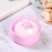 Fogcroll Cosmetic Puff Baby Face Body Powder Puff Box Transparent Lid Makeup Accessories Pink - Buy Online on GoSupps.com