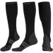 Compression Socks for Men & Women - 1-Pack Black Quick-Drying Anti-Odor Sports Socks Size XL - Buy Online on GoSupps.com