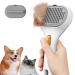 DONOTU 2 in 1 Dog Brush, Cat Brush for Indoor Cats , Dog Brush for Shedding Cat Grooming Supplies,Upgrade dog stuff ,Cat Brush for Long or Short Haired Cats,pet grooming kit Cat Comb Gently Removes Mats Tangles and Loose Fur for Kitten Puppy Pet
