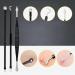 LANTRO JS Pimple Popper Tool Kit 10pcs Blackhead Remover Tool Needles Carbon Steel Comedone Extractor Tools for Removing Pimple Blackheads Zit on Face Acne Removal Kit with Case(Black) - Buy Online on GoSupps.com