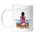 Kiddle-Design Dog Mom Mug Personalized Dog Owner Gift Dog Lover Dogs Dog Mom Dog Fan Dog Motif Pet White