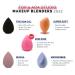 AOA Studio Beauty Makeup Sponge Blender Combo Set - Latex Free & High Definition (5 Pack) - Ideal for Powder, Cream, and Liquid Makeup - Perfect Gift Option - Buy Online on GoSupps.com