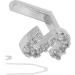 Shop Verdant Touch Hip Hop Teeth - Removable Silver Dentures for Halloween & Cosplay Accessories - Buy Online on GoSupps.com
