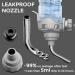 Vannon Dog Water Dispenser for Cage Leakproof Crate Water Bottle for Dogs & Cats & Rabbits Pet Auto Feeding Water Bottle Nozzle Diameter: 12mm  Top Fill  BPA Free 34oz Grey - Buy Online on GoSupps.com