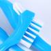 3pcs Double Sided Hard Denture Brush Set with Ergonomic Rubber Handle - Portable Denture Care Tool - Buy Online on GoSupps.com