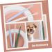 SEWOART 4pcs Toothbrush Plaque off Cats Cat Toothpaste and Brush Kit Kitten Supplies Pet Accessory Plastic - Buy Online on GoSupps.com