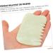 Oatipho Jade Gua Sha Comb Manual Face Scraping Tool for Skin Massage | Chinese Gua Sha Boards & Broad Tooth Scratch Massager - Buy Online on GoSupps.com