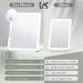 Eighosee Travel Vanity Mirror Lights Travel Lighted with 10X Magnifying Mirror 3 Color Lighting Accessories for Women - Buy Online on GoSupps.com